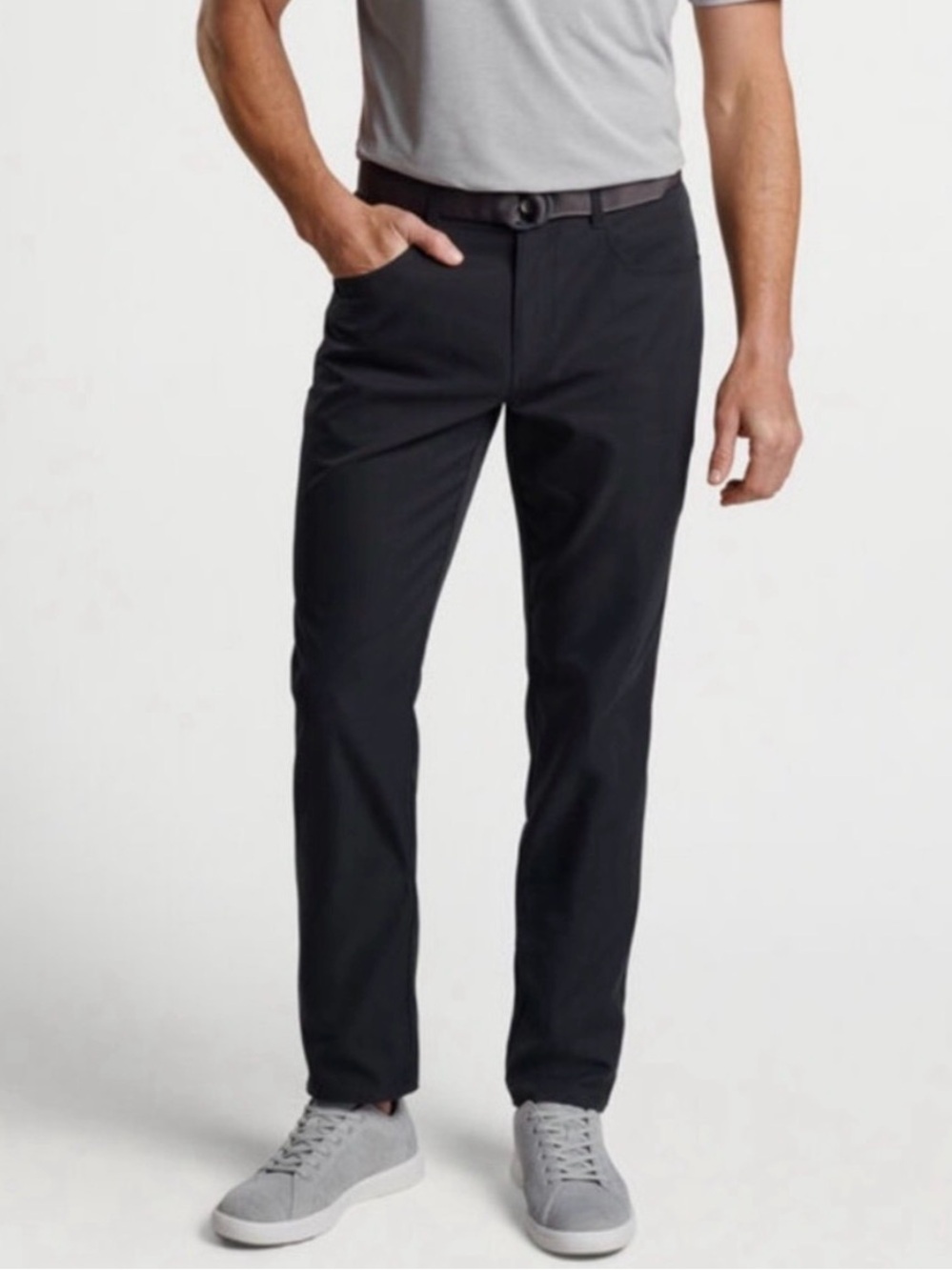 Peter Millar Black Pants. Crown Sport Performance Chino Pants 38/30